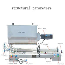 Стопа управления паста жидкость двойного назначения поршень пневматический перемешивание машина Разливного типа