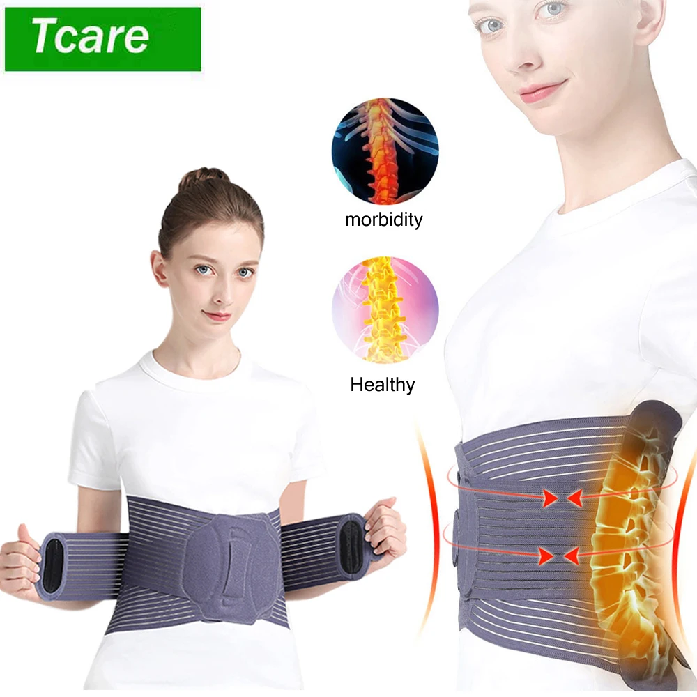 

Back Support Lower Back Posture Lumbar Brace, Molding Type Fixed Waist Sports Health Support Treatment for Men & Women