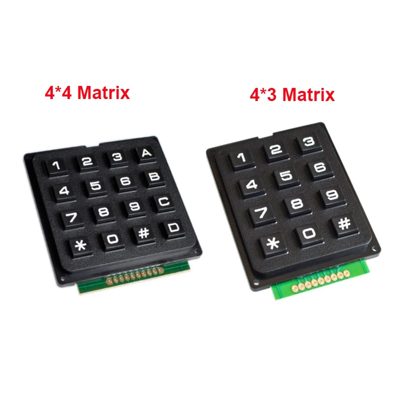 4x4 4x3 модуль матричной клавиатуры с использованием клавиши PIC AVR Stamp Sml 4*4 3*4