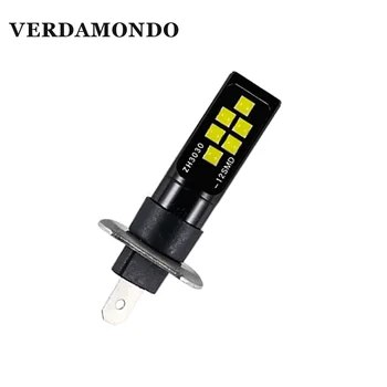 

1PCS H1 Car Head Fog LED Light Bulbs 12 SMD 3030 Canbus Lamp DRL Car Driving Running Lamp Auto Leds Bulb White 12V