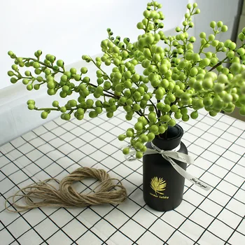 

7pcs Simulation Foam 5 Fork Blueberry Berry Home Living Room Decoration Fake Plant Shooting Props Berry