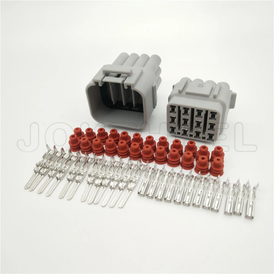 WGCD 5 Kits 16 Pin Way Impermeable Conector Eléctrico para Coche Automotriz 