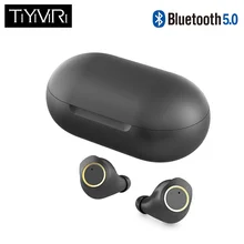 Беспроводные наушники TiYiViRi TWS Bluetooth 5,0 с сенсорным управлением, настоящие Беспроводные Стерео Игровые наушники с шумоподавлением IPX5, водонепроницаемые
