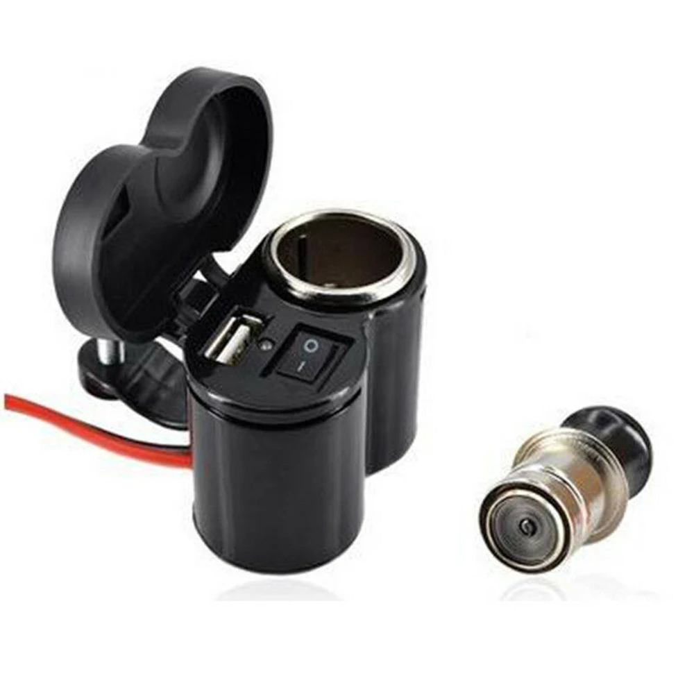 Мотоцикл USB зарядное устройство прикуривателя разъем для телефона/планшета/gps