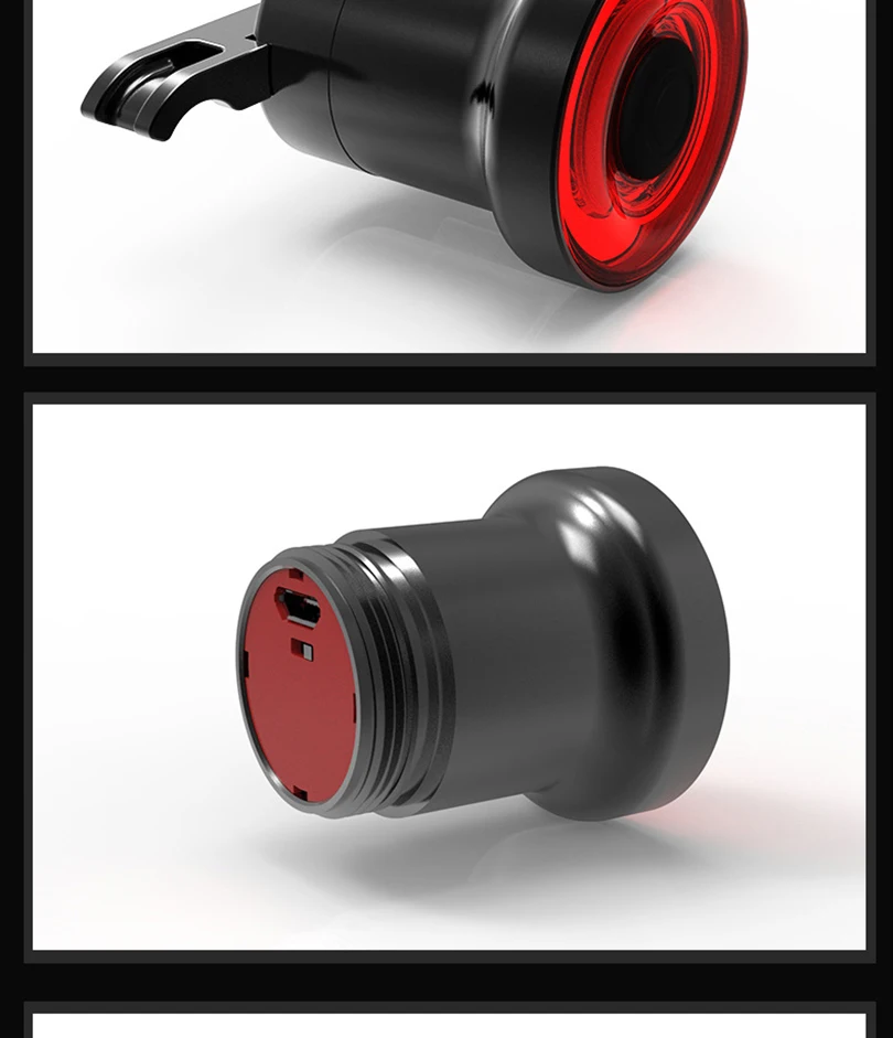 Комплект велосипедных фар USB Перезаряжаемый дорожный цикл MTB Фонари задние светодиодные водонепроницаемые Bycicle задние фонари велосипедный фонарь умный тормоз
