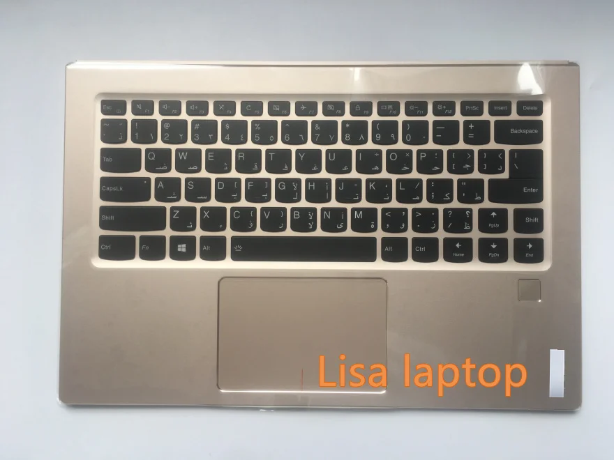 Для lenovo yoga 910-13ikb yoga 5 Pro оболочка клавиатура абсолютно новая золотая с отпечатком пальца русская