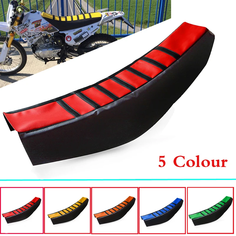 

For Honda XR250/MOTARD CRF125R CRF150R CRF230F CRF250L/M SL230 CRF250R CRF450R Motorcycle Ribbed Gripper Soft Seat Cover