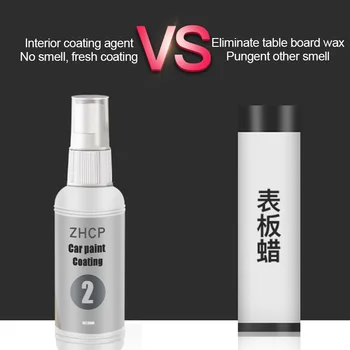 

50ml Plastic Parts Retreading Restore Agent Wax Instrument Reducing Agent Auto Interior Leather Cleaner Car Accessories