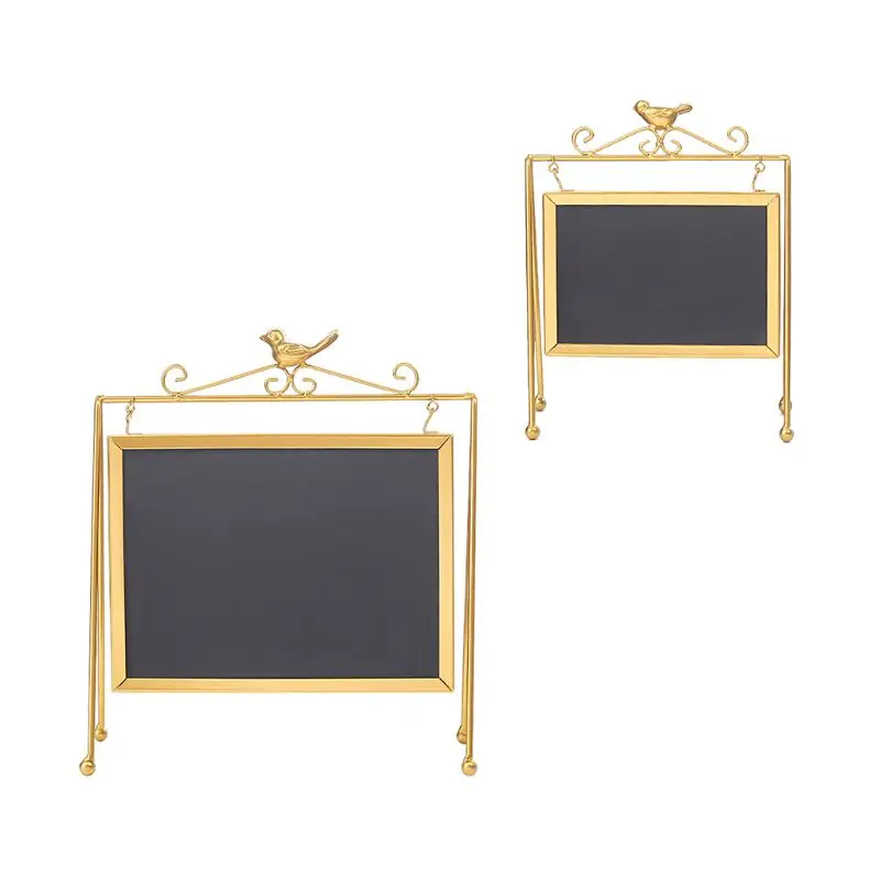 

Desktop Memo Message Blackboard Easel Chalkboard Kids Writing Boards for Wedding