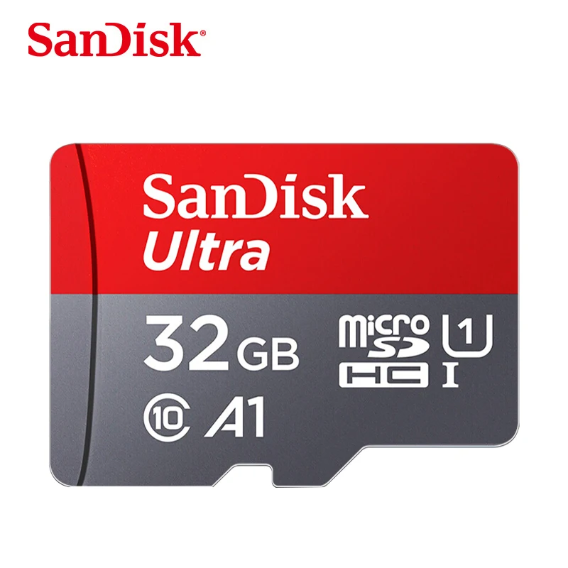 SanDisk карта Micro SD 256 ГБ 200 ГБ 128 Гб 64 Гб SDXC карта памяти 32 Гб 16 Гб SDHC флэш-карта A1 cartao de memoria флеш-накопитель - Capacity: 32GB