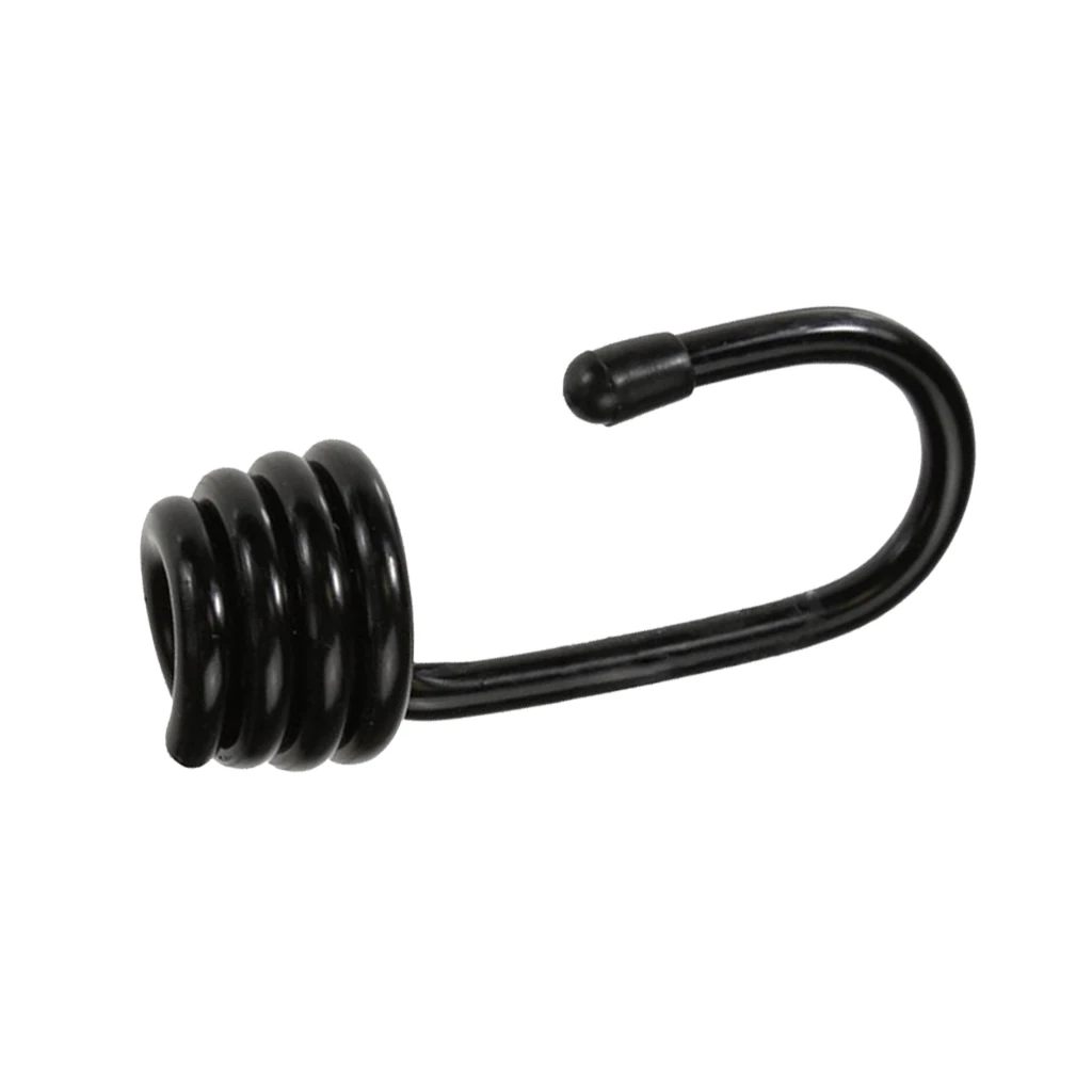 10 штук амортизационный шнур крюк спиральные Провода Крючки для 6 мм/0,24 дюйма банджи веревки для использования на байдарках