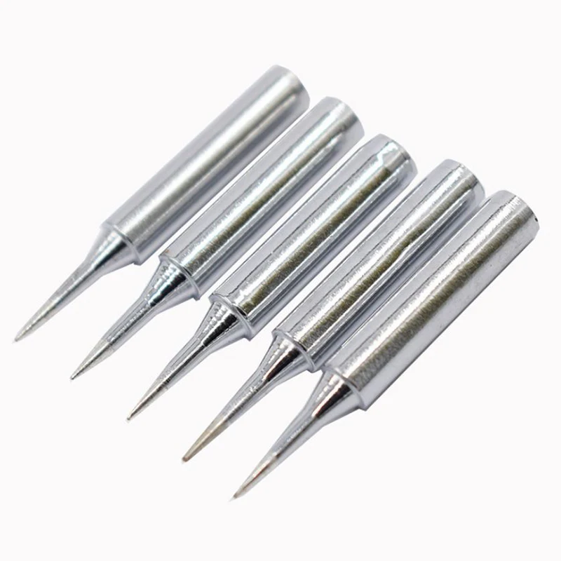 5pcs Soldering Tips Lead Free Replacement Soldering Tool Solder Iron Tips Head 900m-T-I 936 937 Welding Tool Accessories electric soldering iron