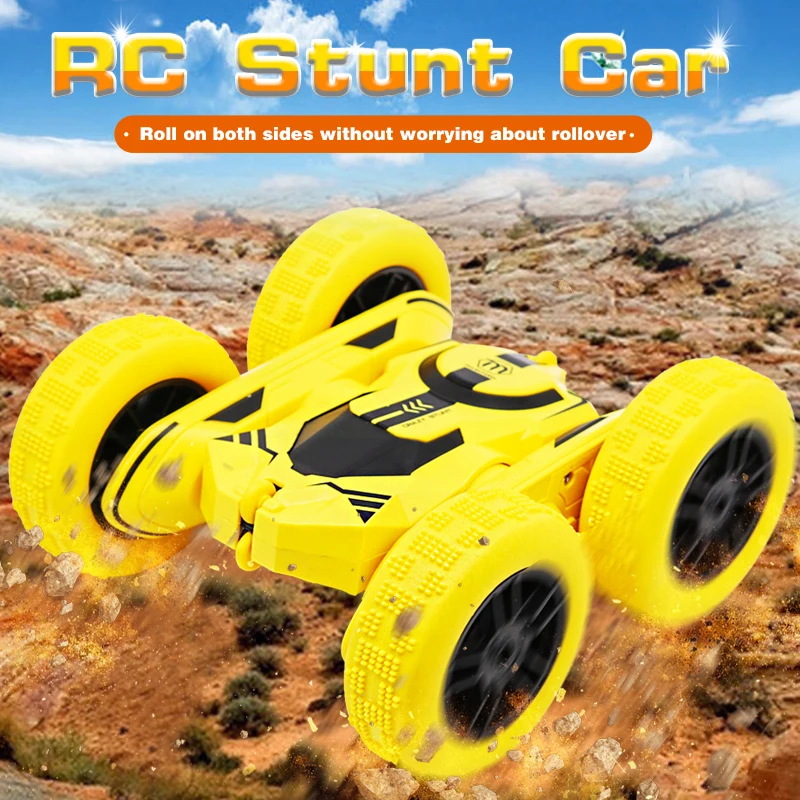 

RC Stunt Car High Speed Tumbling Crawler Vehicle 360 Degree Flips Double Sided Rotating Tumbling RC Car Toys For Children Gifts