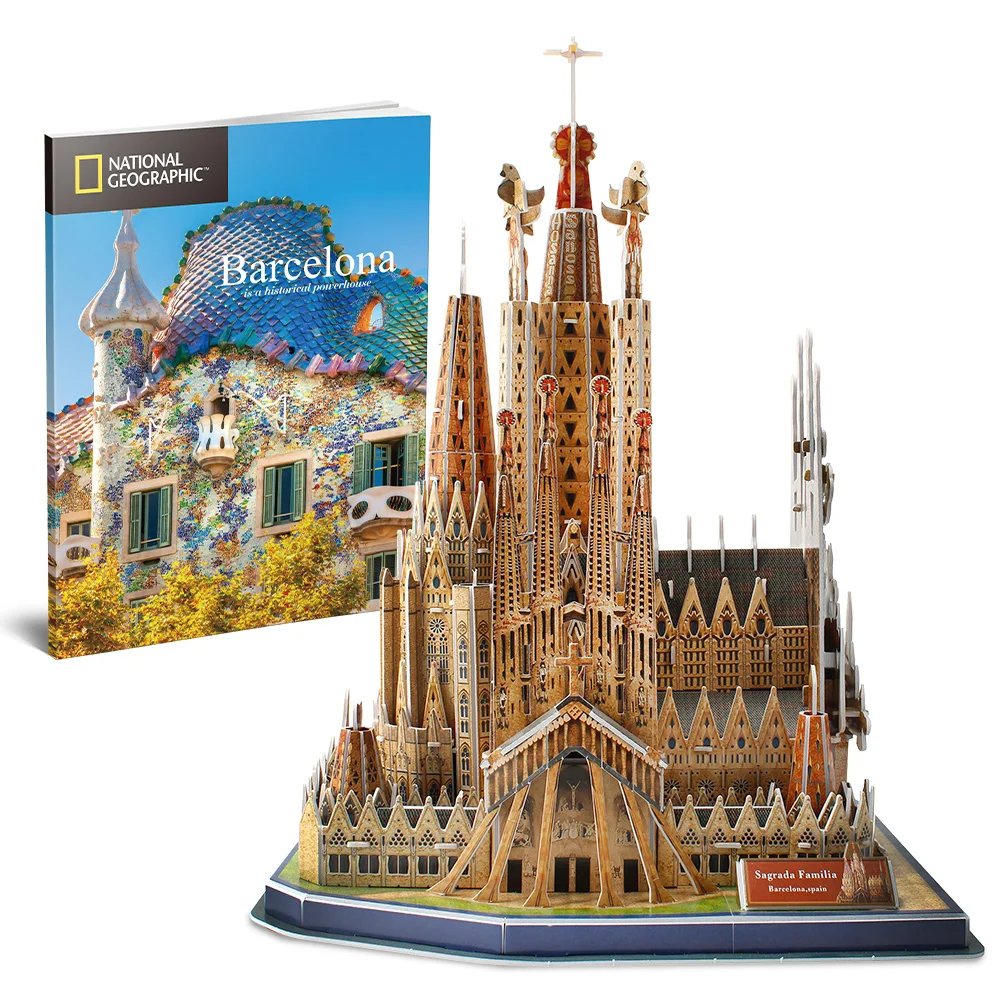National Geographic 3D Puzzle Barcelona City Model Kit
