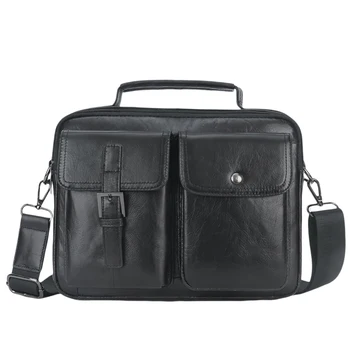 

Men Briefcase Bag Luxury Design For Man High Quality Business Shoulder Messenger Bags Leather Office Handbag Tote