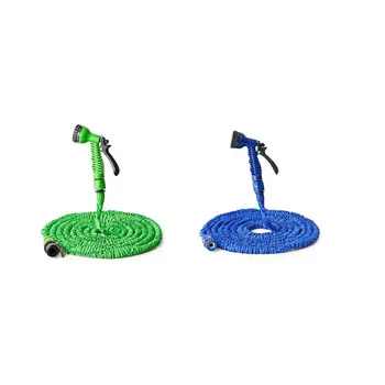 

1 Set 2.5 Meters Telescopic Water Pipe Multi-function Car High Pressure Car Wash Water Gun Garden Garden Watering Flower Set
