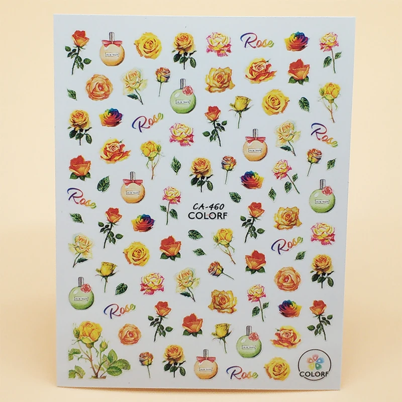 3D T rnak Sticker K z Manik r kartmalar Dekorasyon kartmalar ivi 