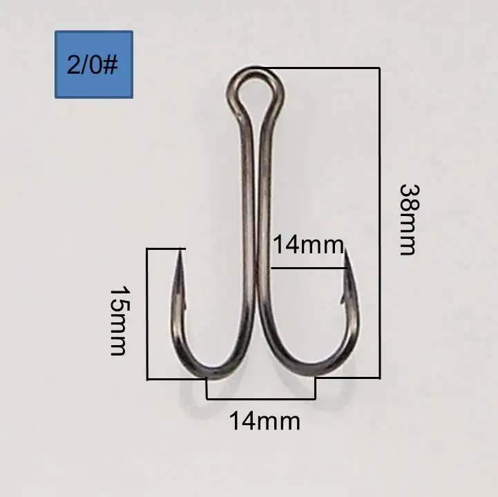 ESFISHING 10 шт. длинный хвостовик двойной крючок без утяжки рыболовный крючок для джига окуня рыболовные снасти для мягкой приманки - Цвет: No2 10pcs
