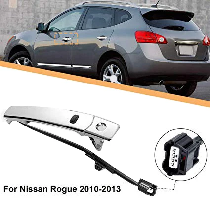 Крома автомобиля снаружи ручка левой двери для Nissan Rogue 2010 2011 2012 2013 80640-Ca012 80640Ca012 80645-Ca000 80645Ca000
