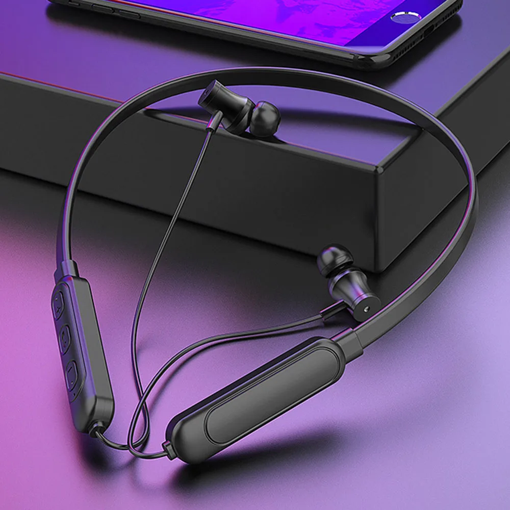 Waterproof 5.0 Wireless Earphone for Xiaomi mi 9 8 Sport Binaural Bluetooth Headset Running Neckband Earphone for iPhone XS 11