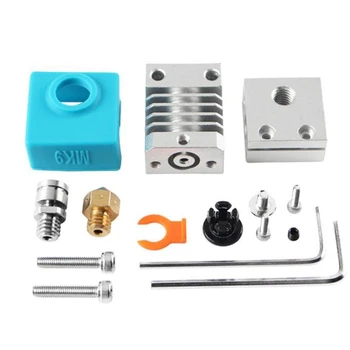 

3D Printer Ender-3/CR-10/S Extruder Heating Block Nozzle Kit for Hotend Conversion Kit