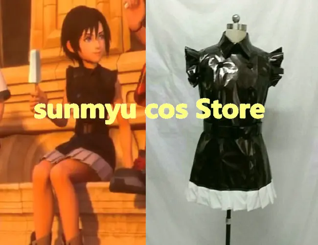 Costume Cosplay In Pelle Smaltata Kingdom Hearts Xion, Formato Personalizzato Halloween All'Ingrosso