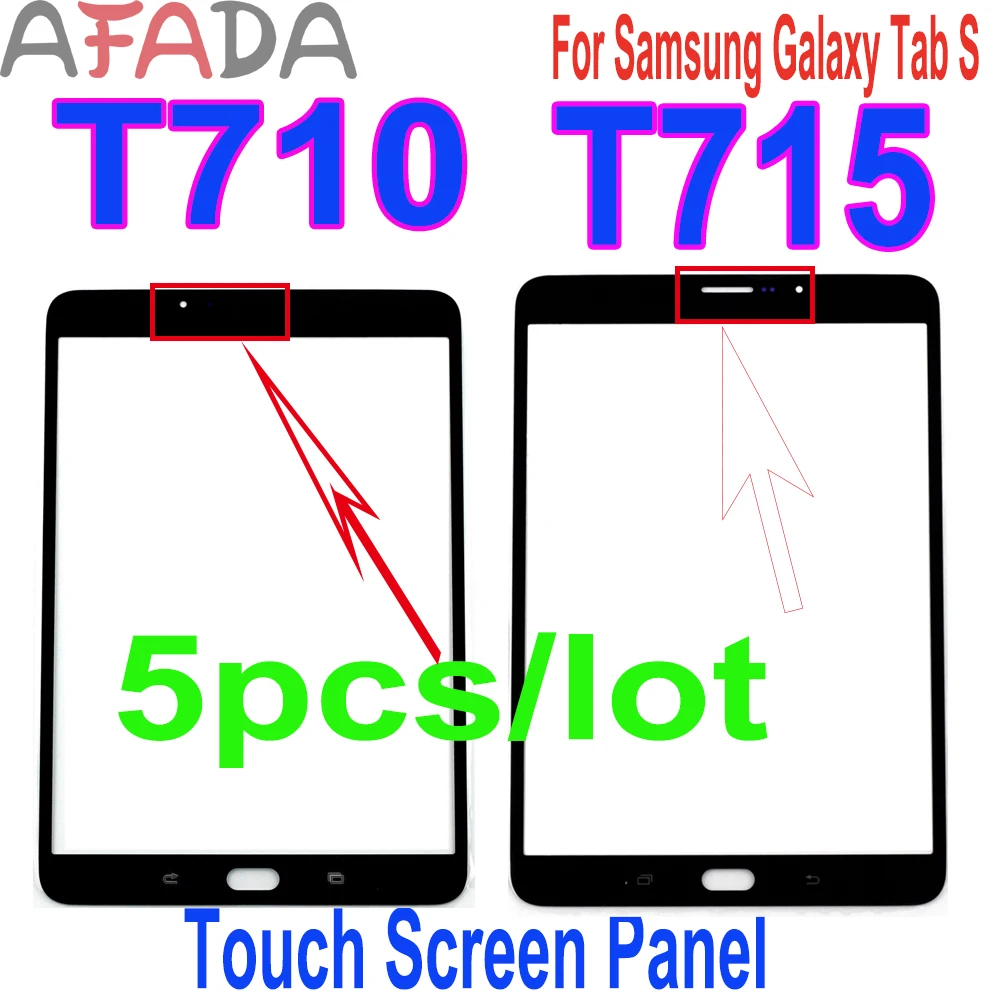 touch screen panel for samsung galaxy tab s t710 t715 5pcs