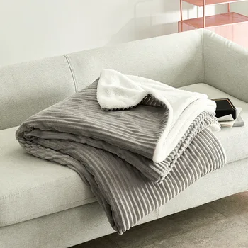 

Thicken Sofa Cover Blanket Flannel Home Blankets for Air Condition Room Office Nap Adult / Children Quilts Covers Bedspread