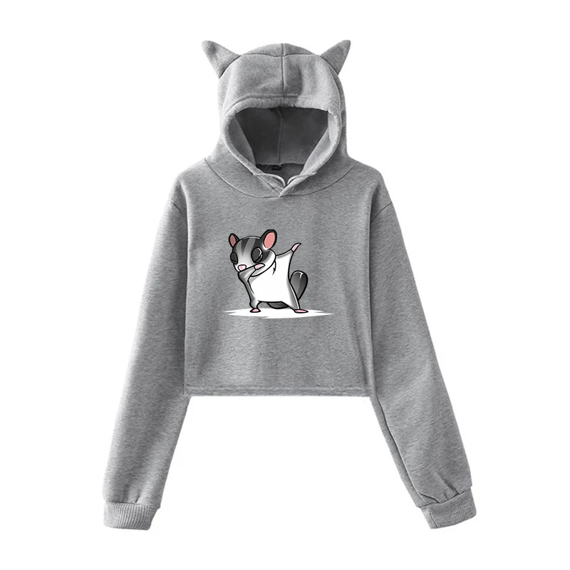 Kawaii Hoodie 15 Новые женские толстовки с капюшоном, толстовки с принтом милых медведей, теплая толстовка с ушками, осенне-зимняя повседневная толстовка, пуловеры, пальто - Цвет: Kawaii Hoodie 15
