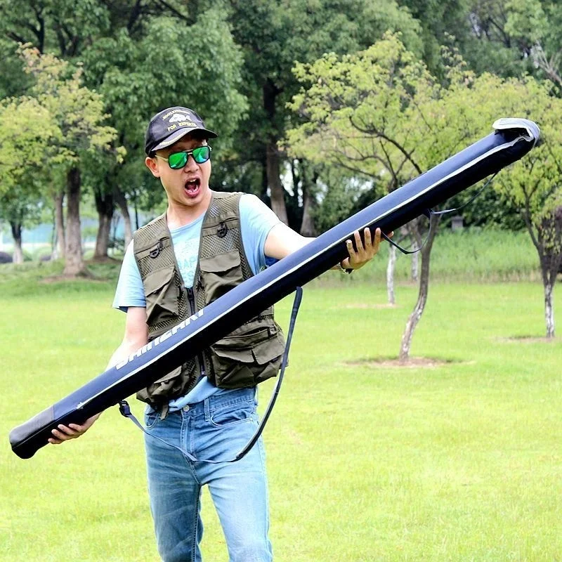 Sougayilang Waterproof Fishing Rod Bag Carrier 160cm Folding Fishing Rod Bag Case Fishing Gear Organizer Carp Fishing Bag Tackle