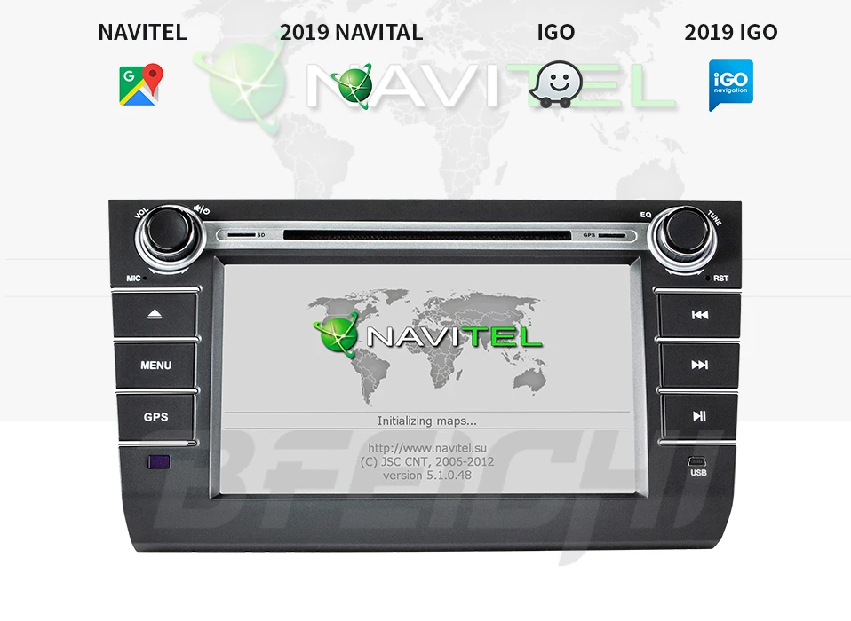 Best Bfeichi android 9.0 car dvd  for  Suzuki Swift 2004 2005 2006 2007 2008 2009 2010 dvd player navigation 4