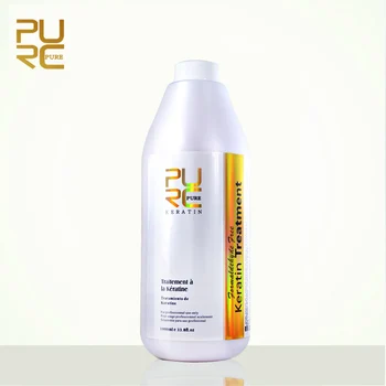 

PURC Formaldehyde Free Brazilian Keratin Hair Treatment 1000ml Repair damaged hair straighten fedex free shipping PURE