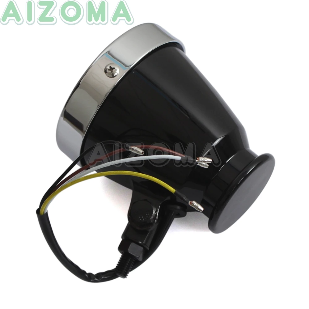 Ретро мотоцикл 12V 60/55W фары 4 ''передние фары для Harley Кафе Racer Yamaha на заказ H4 крейсера три-бар фары