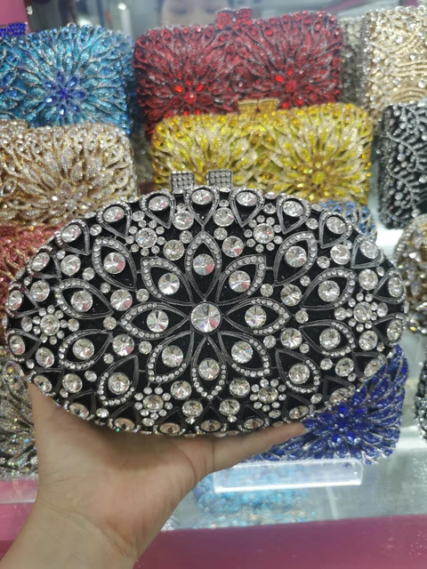 METAL STUDDED MINAUDIERE