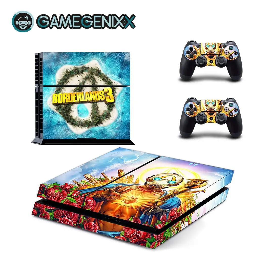 Наклейка на кожу GAMEGENIXX защитный винил наклейка для консоли PS4 и 2 контроллера-borderland 3