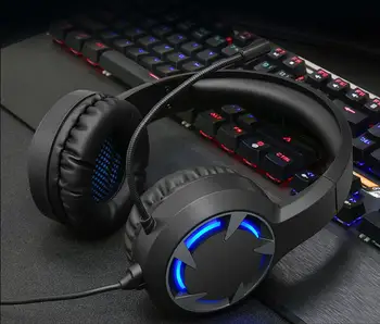 

Wired Gaming Headset with Mic Backlit Stereo Deep Bass Gamer Earphones Headphones For PC PS4 Phone X-BOX Laptop