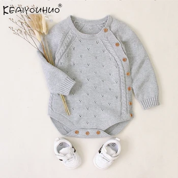 

KEAIYOUHUO Newborn Outerwear For Kids New Baby Girl And Boy Clothes Winter Jackets Baby Boy Jumpsuits Cotton Long Sleeve Overall