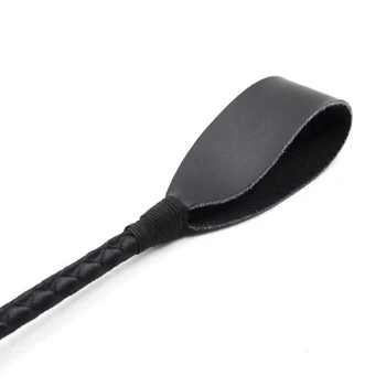 Leather Whip Riding Crop,Spanking BDSM Bondage Paddle ,Rod Whip Flogger,Sex Toys for Couples 5