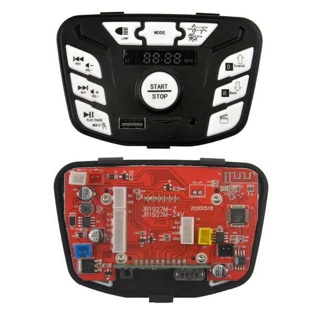 JR1927m central control music player XMX children's electric vehicle power start control board 4