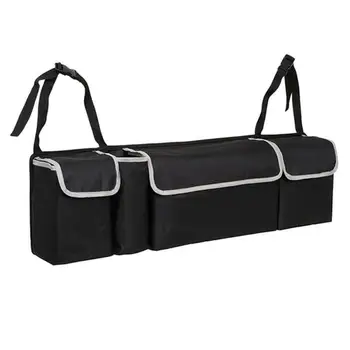 

Backseat Trunk Organizer Adjustable Belt Storage Bag For SUV And Vehicle Car Back Bag Multipurpose Backseat Organizer
