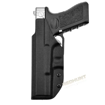 

Newly Tactical Gun Holster Ultimate Concealment Kydex IWB Style For Glock 17/22/31 Concealed Carry Pistol Case Gun Accessories