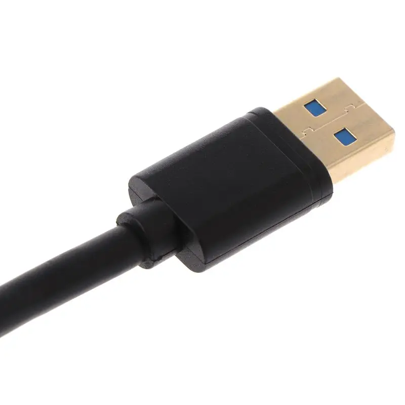 Супер Скоростной USB 3,0 кабель с разъемом «Папа-папа» USB удлинитель адаптер для радиатора жесткого диска ПК компьютер Ноутбук