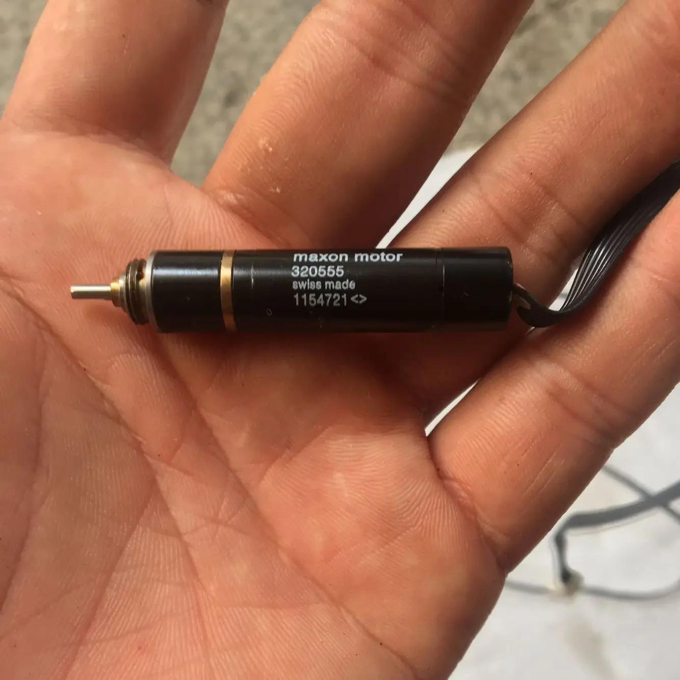 Швейцарский RE двигатель, микро DC торможения серводвигатель, RE10, 320555,12 V, 4000 rpm