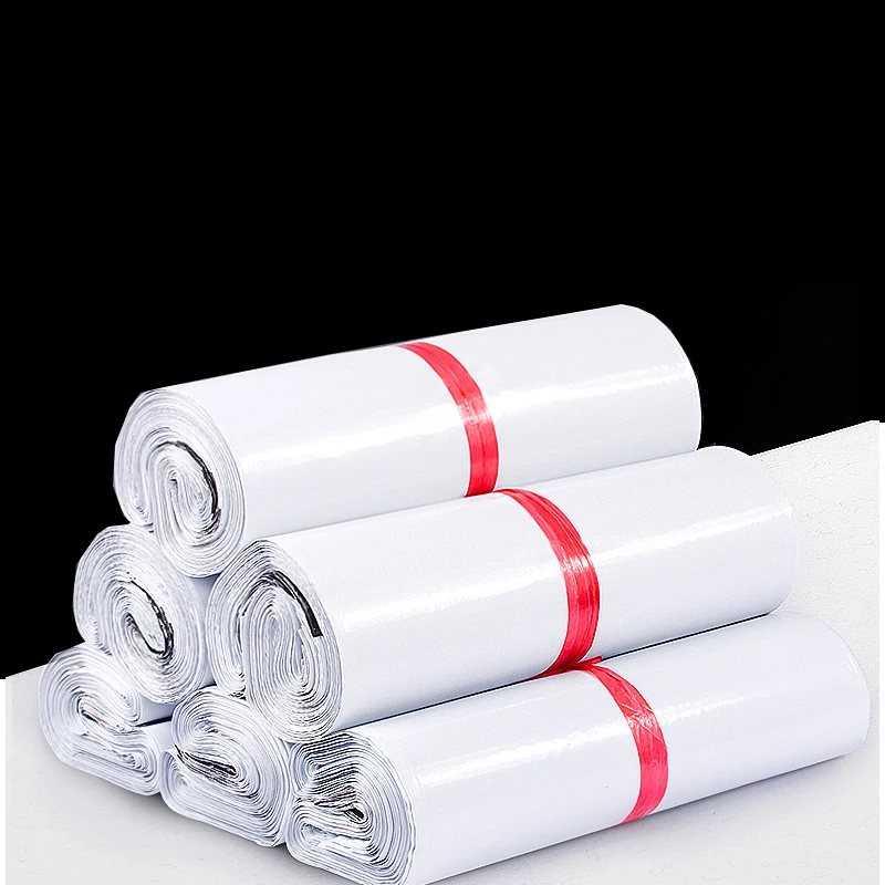 White Mail Packaging Poly Mailer Package Shipping Plastic Mailing Bag By Envelope Courier Wholesale gift Self-Adhesive Supplies