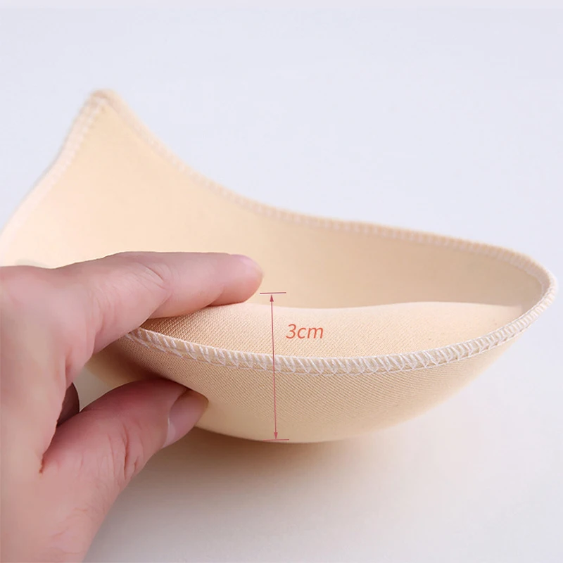 Spong Bra Pads Set Bikini Chest Cup Push Up Insert Foam Pads For Women Swimsuit Padding Removeable Enhancer Accessories 2-1Pair bra pads inserts bra insert pads