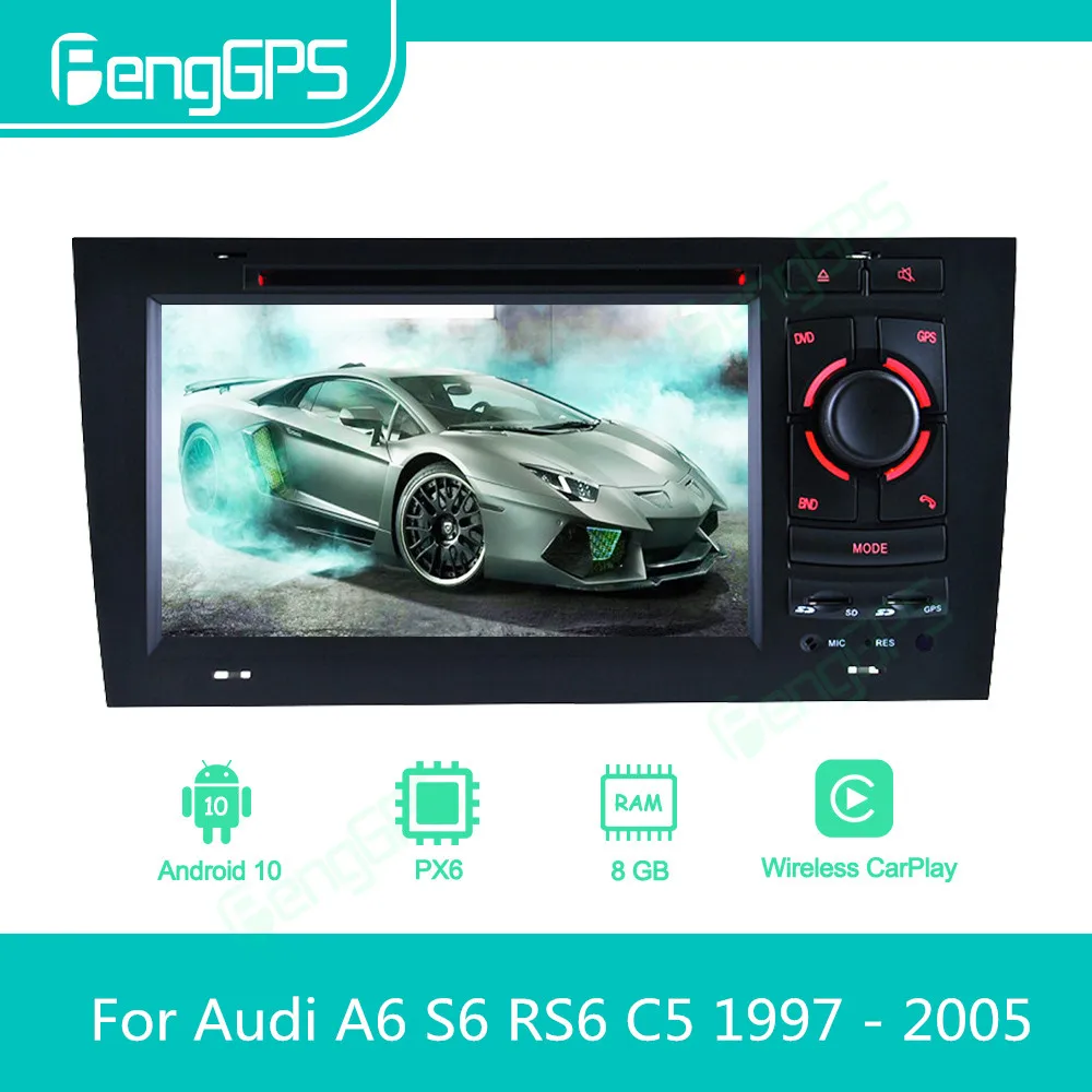 

Car Multimedia Player Android Car Radio For Audi A6 S6 RS6 C5 1997 - 2005 Autoradio Stereo GPS Navi Screen DVD Head Unit