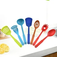 Напрямую от производителя, кухонных нейлоновых 7 предметов, набор кухонных принадлежностей, креативный комплект лопат для готовки, высокотемпературный, не-s