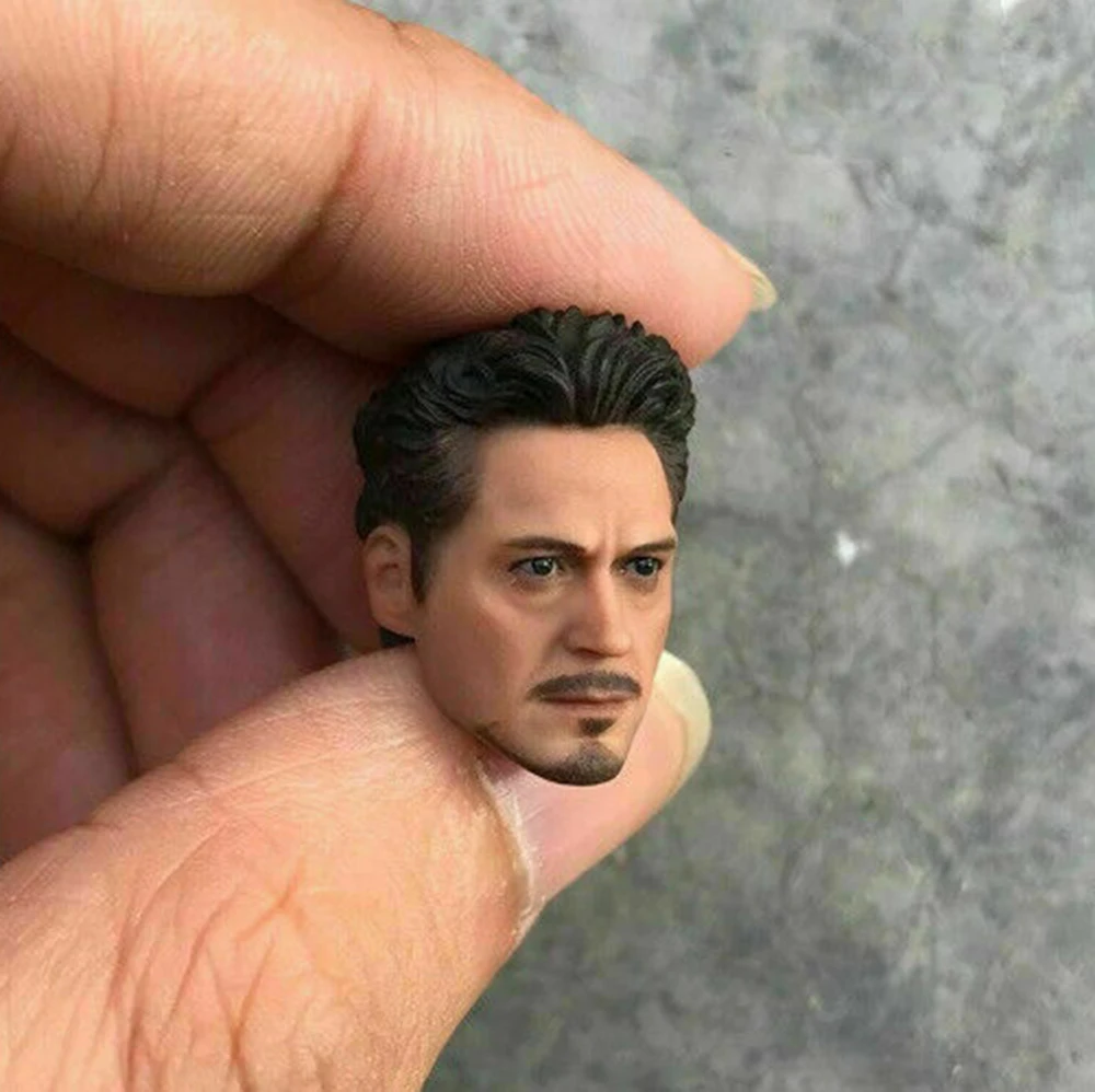 1/12 Tony Head Sculpt SHFMK4 фигурка модель подходит для SHF 6 ''экшн-игрушки; Железный человек Tony Stark фигурка модель аксессуар