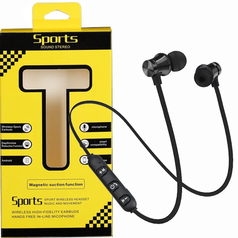

Sports Earphones Bluetooth Stereo XT-11 V4.2 Magnetic Headset Waterproof Earphone with Microphone for All Smart Phone Xiaomi
