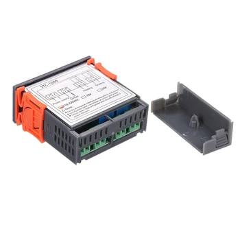 

-50℃ to 99℃ Digital Temperature Controller Heating Cooling Centigrade Thermostat 2 Relays Output with Sensor 12V 24V 220V